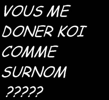surnom